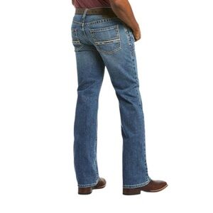 Ariat Men's Bootcut Jeans in Classic Blue